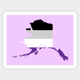 Alaska Asexual Pride Sticker